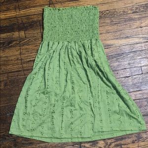Windsor Green Strapless top/dress
